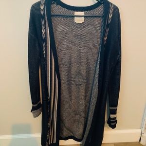 Aztec Billabong Duster Sweater